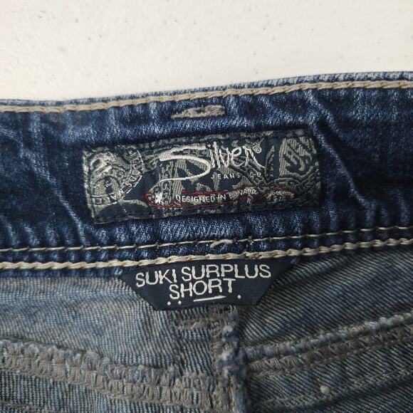 Silver Suki surplus shorts womens size 26 denim 5546 - Picture 8 of 11